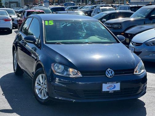Night Blue 2015 Volkswagen Golf Auto TSI S