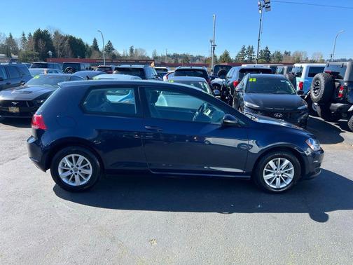 Night Blue 2015 Volkswagen Golf Auto TSI S