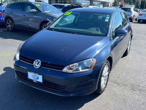 Night Blue 2015 Volkswagen Golf Auto TSI S