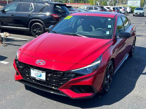 Scarlet Red Pearl 2023 Hyundai ELANTRA N Line