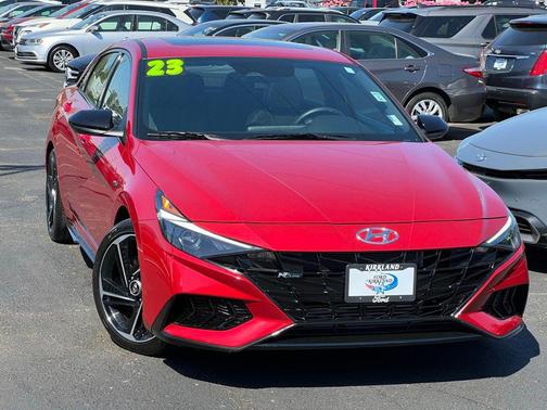 Scarlet Red Pearl 2023 Hyundai ELANTRA N Line
