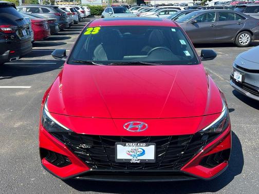 Scarlet Red Pearl 2023 Hyundai ELANTRA N Line