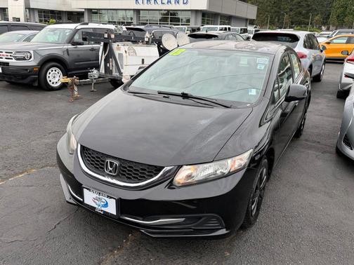 Crystal Black Pearl 2013 Honda Civic LX