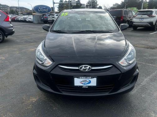 Ultra Black Pearl 2015 Hyundai Accent GLS