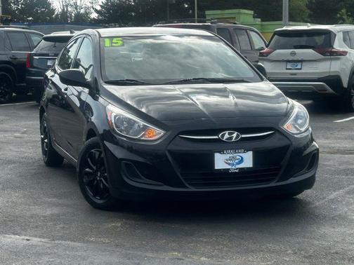 Ultra Black Pearl 2015 Hyundai Accent GLS