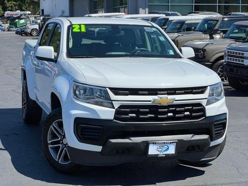 Summit White 2021 Chevrolet Colorado WT
