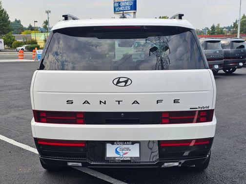 Serenity White 2026 Hyundai SANTA FE HEV Calligraphy