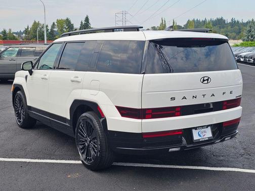 Serenity White 2026 Hyundai SANTA FE HEV Calligraphy