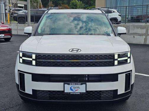 Serenity White 2026 Hyundai SANTA FE HEV Calligraphy