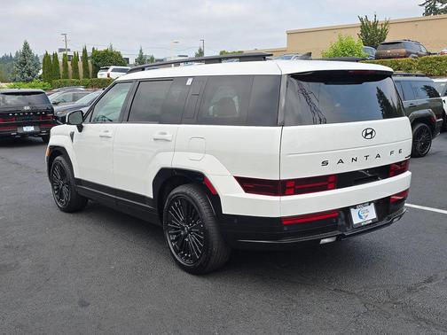 Serenity White 2026 Hyundai SANTA FE HEV Calligraphy