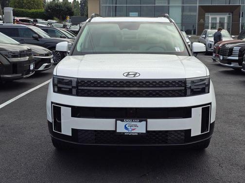 Serenity White 2026 Hyundai SANTA FE HEV Calligraphy