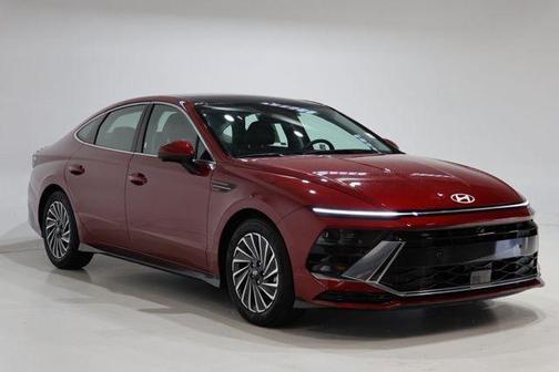 Red 2025 Hyundai SONATA Hybrid Limited