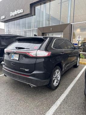 Shadow Black 2018 Ford Edge Titanium