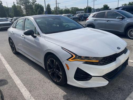 Glacial White Pearl 2021 Kia K5 GT-Line