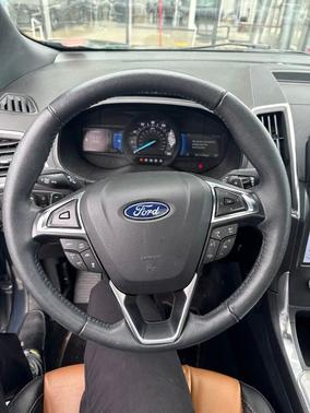 Blue Metallic 2024 Ford Edge Titanium