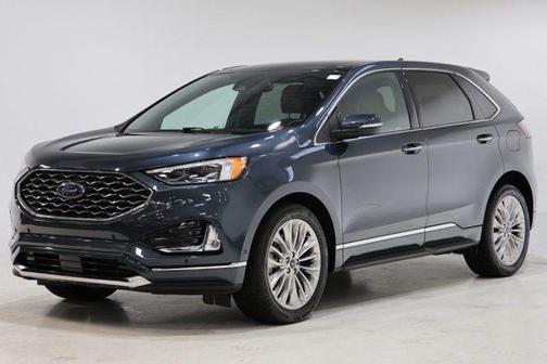 Blue Metallic 2024 Ford Edge Titanium