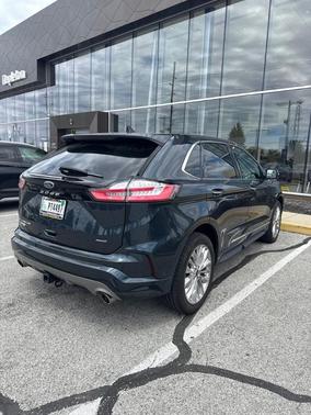 Blue Metallic 2024 Ford Edge Titanium