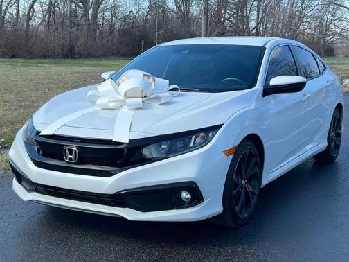 White 2020 Honda Civic Sport Sedan