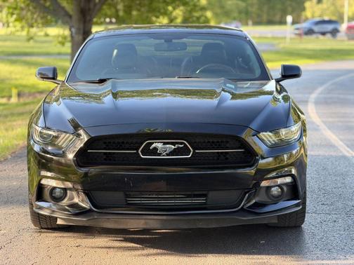 Black 2015 Ford Mustang EcoBoost Premium