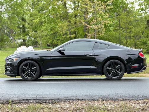 Black 2015 Ford Mustang EcoBoost Premium