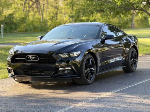 Black 2015 Ford Mustang EcoBoost Premium