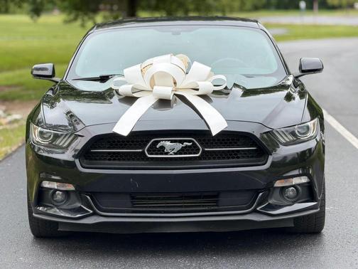Black 2015 Ford Mustang EcoBoost Premium