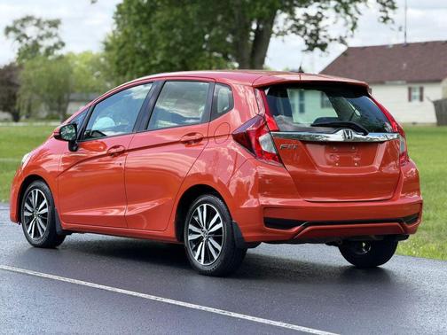 Orange 2018 Honda Fit EX