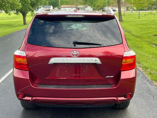 Red 2010 Toyota Highlander Limited