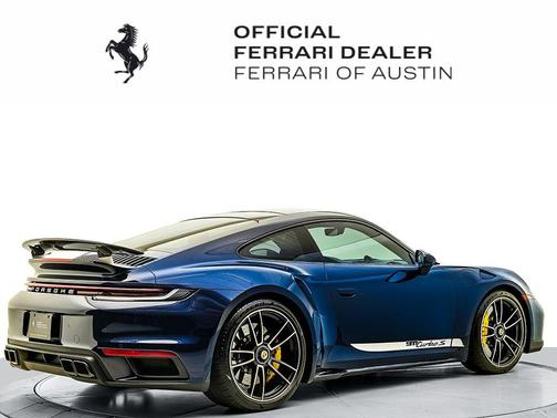 Blue 2021 Porsche 911 Turbo S