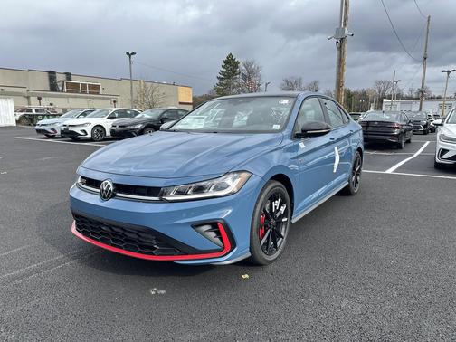 Monterey Blue W/Deep Black Roof 2026 Volkswagen Jetta GLI 2.0T Autobahn