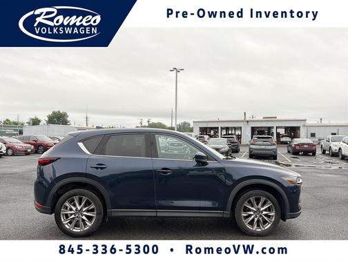 Deep Crystal Blue Mica 2021 Mazda CX-5 Grand Touring Reserve