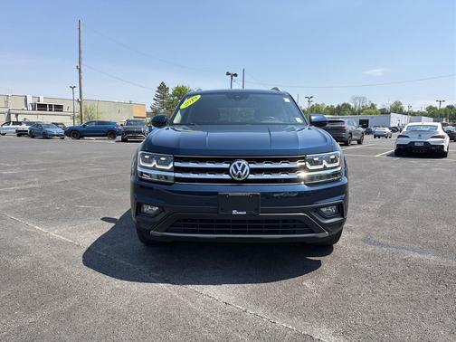 Blue Metallic 2019 Volkswagen Atlas 3.6L SE w/Technology