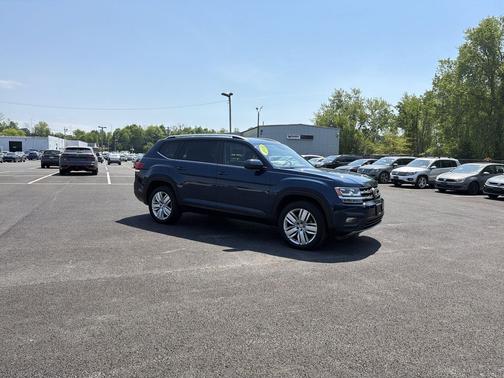 Blue Metallic 2019 Volkswagen Atlas 3.6L SE w/Technology