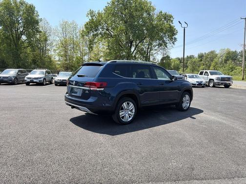 Blue Metallic 2019 Volkswagen Atlas 3.6L SE w/Technology