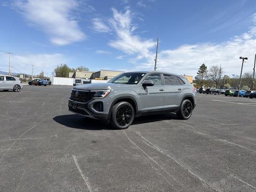 Gray 2025 Volkswagen Atlas Cross Sport 2.0T SE w/Technology 4MOTION