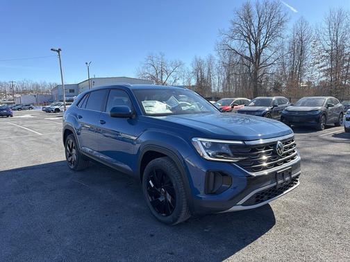 mountain lake blue metallic 2026 Volkswagen Atlas Cross Sport 2.0T SE w/Technology 4MOTION