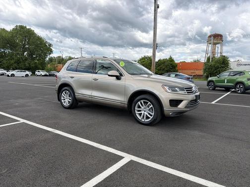 Beige 2016 Volkswagen Touareg TDI Sport w/Technology