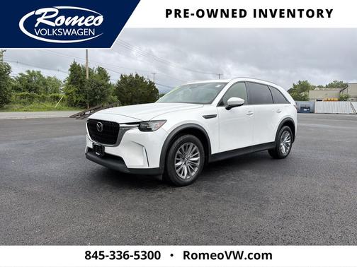 Rhodium White Premium 2024 Mazda CX-90 3.3 Turbo Preferred