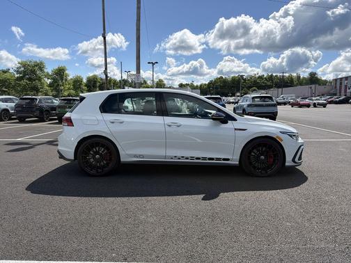 Opal White 2023 Volkswagen Golf GTI 2.0T S DSG