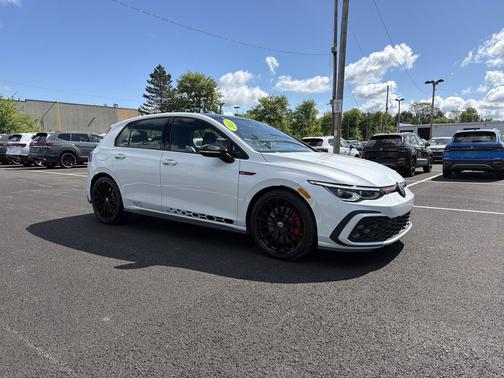 Opal White 2023 Volkswagen Golf GTI 2.0T S DSG