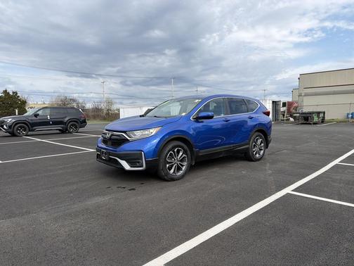 Blue 2020 Honda CR-V AWD EX