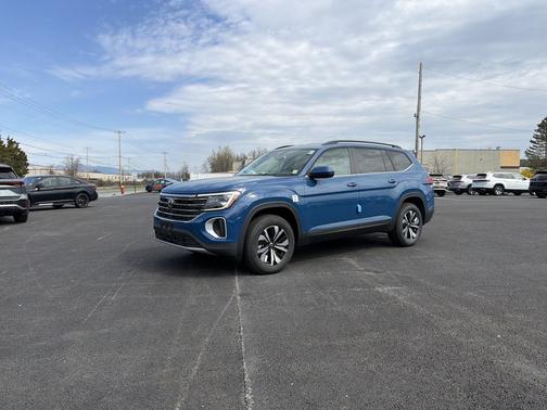 mountain lake blue metallic 2026 Volkswagen Atlas 2.0T SE