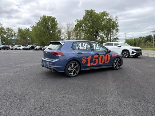 slate blue metallic 2026 Volkswagen Golf GTI 2.0T SE DSG