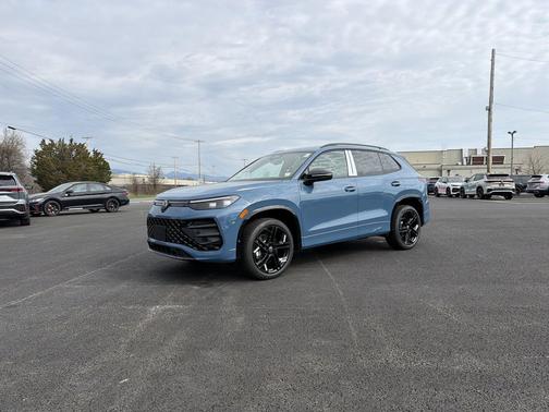 monterey blue pearl 2026 Volkswagen Tiguan 2.0T SE R-Line Black 4MOTION