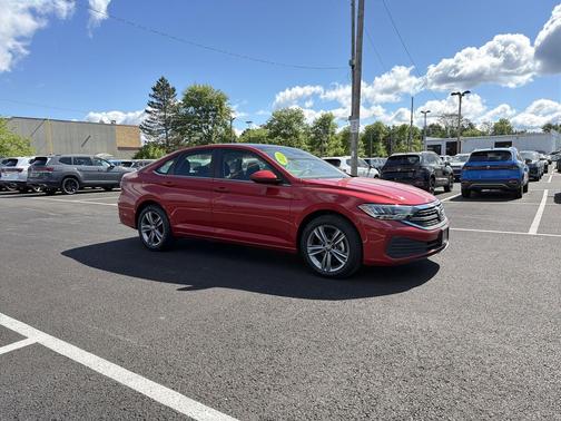 Red Metallic 2023 Volkswagen Jetta 1.5T SE