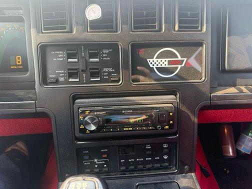 Red 1989 Chevrolet Corvette Base