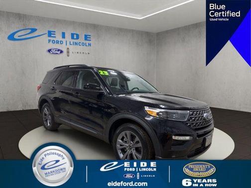 Agate Black Metallic 2023 Ford Explorer XLT