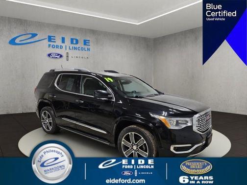 Ebony Twilight Metallic 2019 GMC Acadia Denali