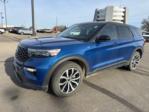 Atlas Blue Metallic 2022 Ford Explorer ST-Line