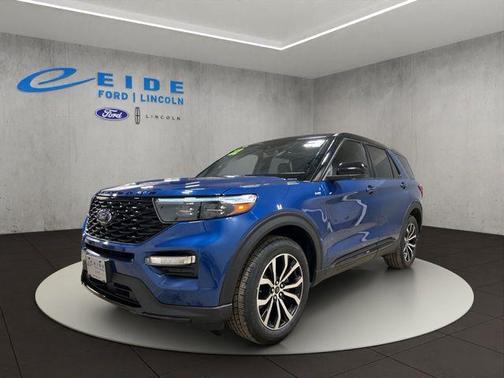 Atlas Blue Metallic 2022 Ford Explorer ST-Line